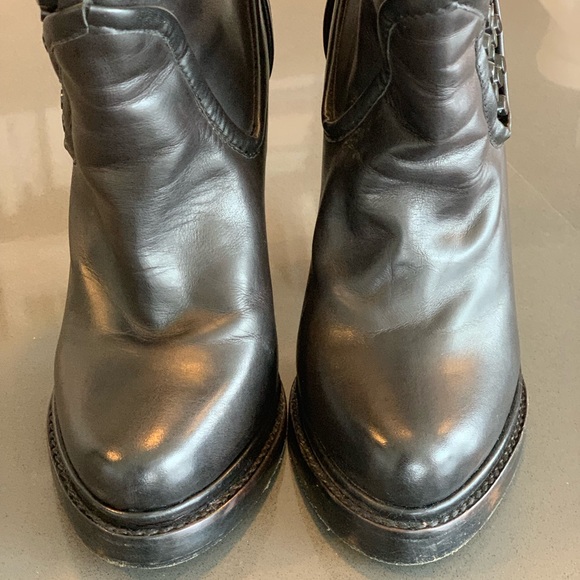 Make me an offer | Ibiza moto boot with hell and silver studs 6.5 - Picture 4 of 8